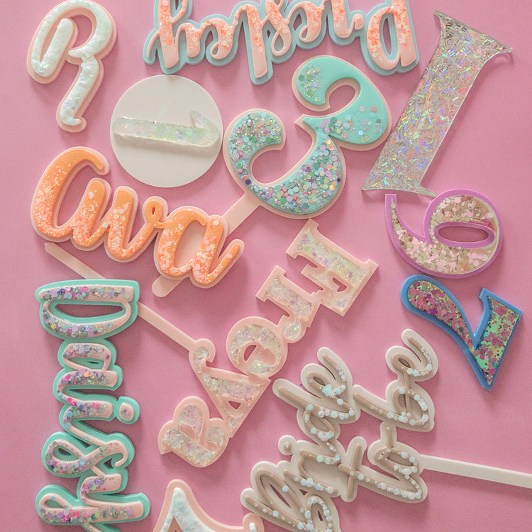 Name Toppers and Charms