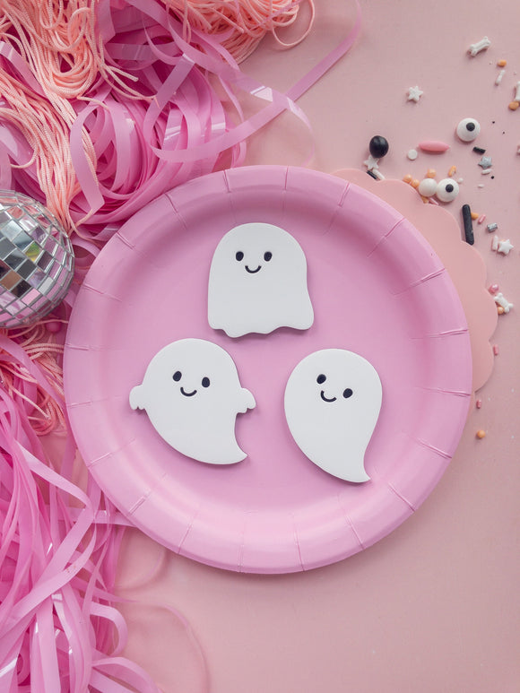 Mini Ghost Cake Charms, Halloween Ghost Charms, Halloween Cake topper,  Halloween Cake Decor, Cute Ghost Acrylic Topper, mini Ghosts